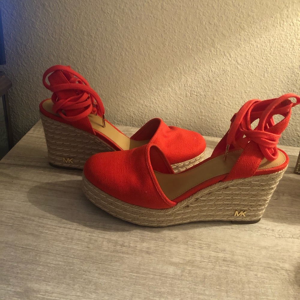 Michael Kors Darci Lace Up Wedge